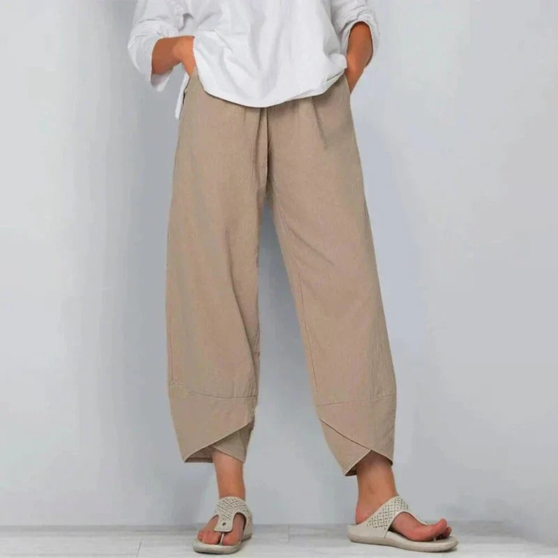 Natasha Chic Pantaloni in Cotone