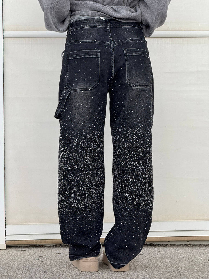 FEDERICA | PANTALONI SCINTILLANTI IN TESSUTO PREMIUM