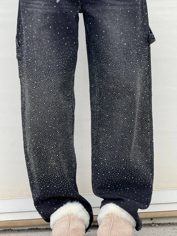 FEDERICA | PANTALONI SCINTILLANTI IN TESSUTO PREMIUM