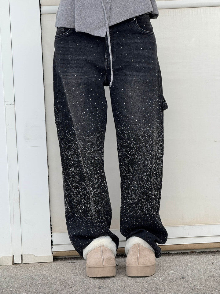 FEDERICA | PANTALONI SCINTILLANTI IN TESSUTO PREMIUM