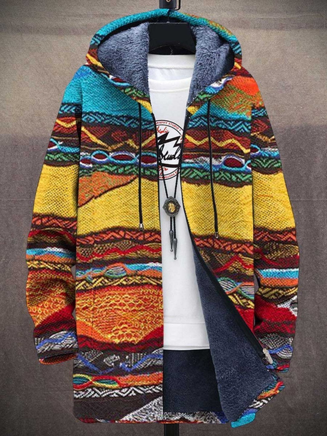 Jindalee | Cardigan di Lusso con Ispirazione Artistica