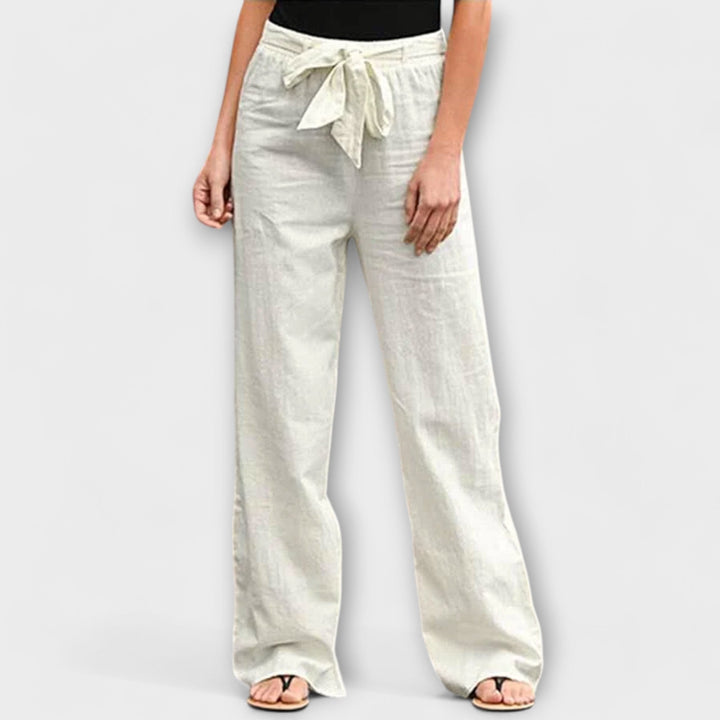 Lorena - Pantaloni Leggeri in Lino