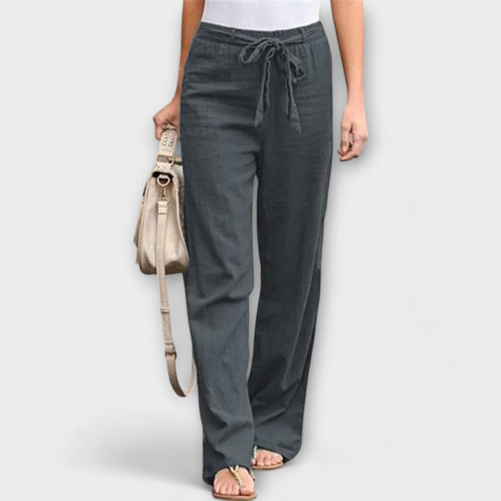 Lorena - Pantaloni Leggeri in Lino