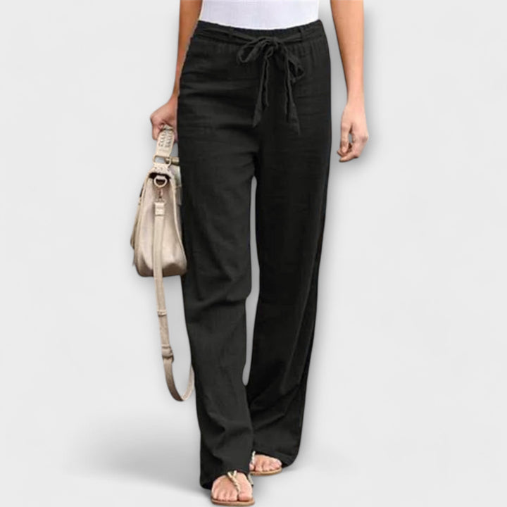 Lorena - Pantaloni Leggeri in Lino