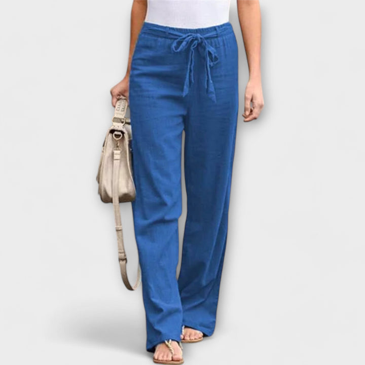 Lorena - Pantaloni Leggeri in Lino