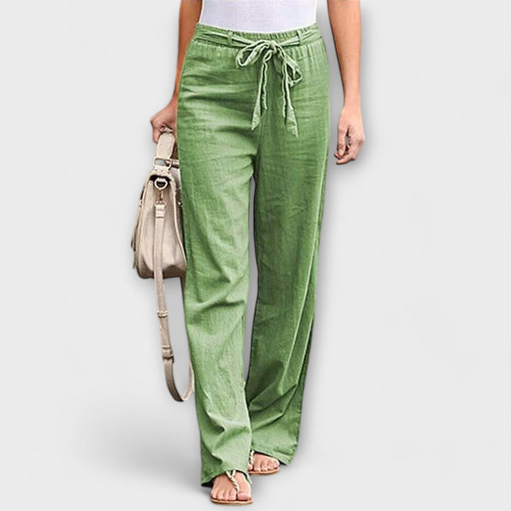 Lorena - Pantaloni Leggeri in Lino