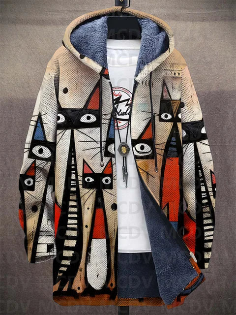 Lowanna | Cardigan di Lusso con Ispirazione Artistica