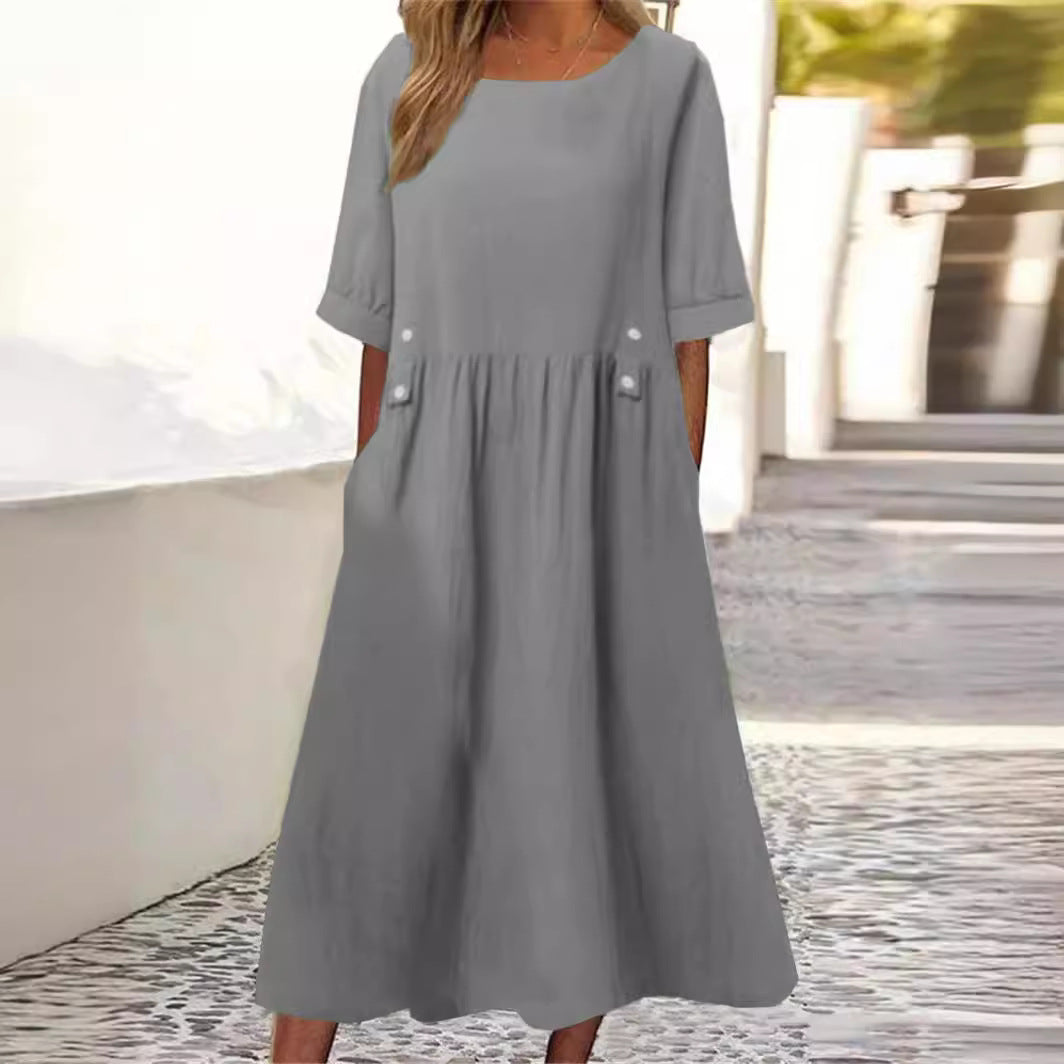 MABEL | ABITO ESTIVO LEGGERO CON ELEGANTE COPERTURA PER LA PANCIA