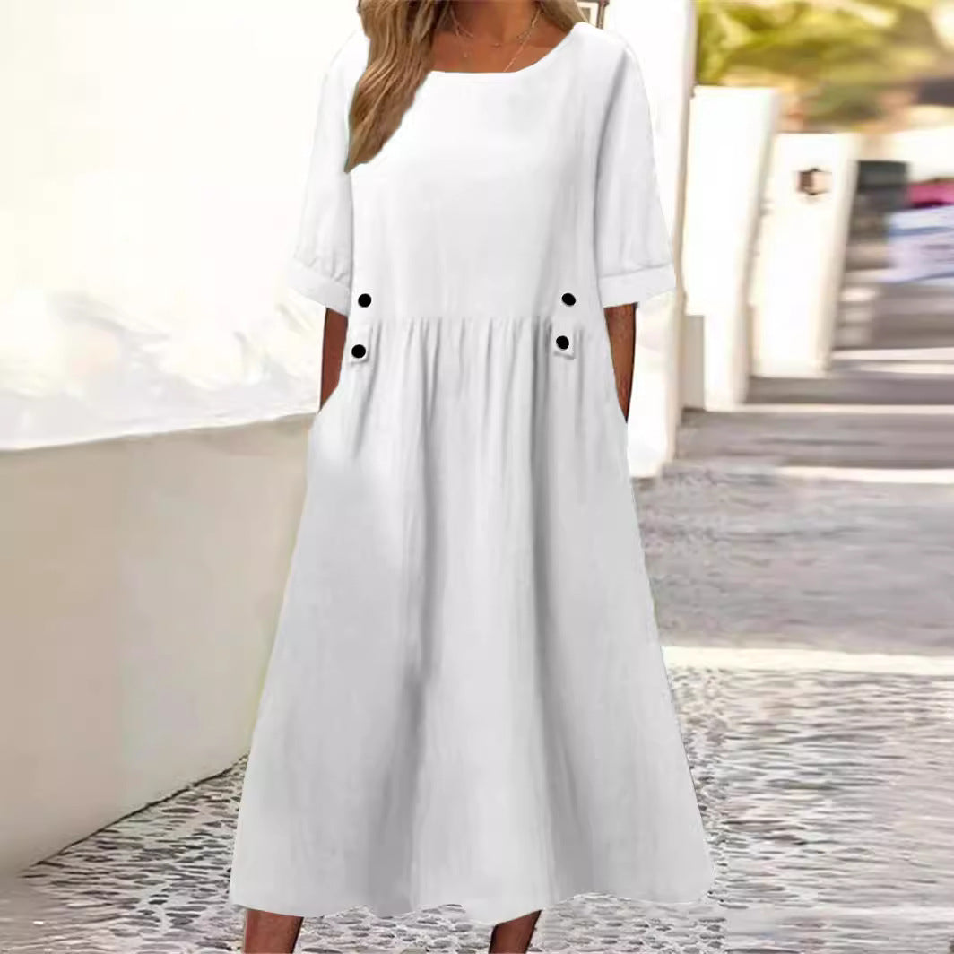 MABEL | ABITO ESTIVO LEGGERO CON ELEGANTE COPERTURA PER LA PANCIA