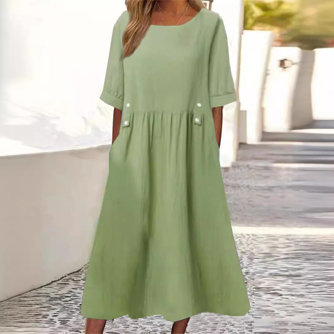 MABEL | ABITO ESTIVO LEGGERO CON ELEGANTE COPERTURA PER LA PANCIA
