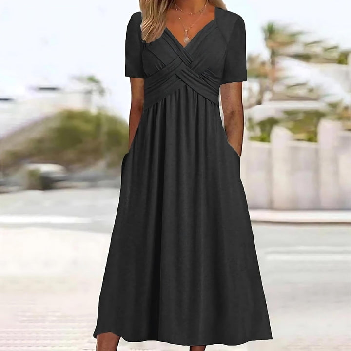 SOFIA | Abito Midi Scolpente con Silhouette Lusinghiera per Occasioni Eleganti