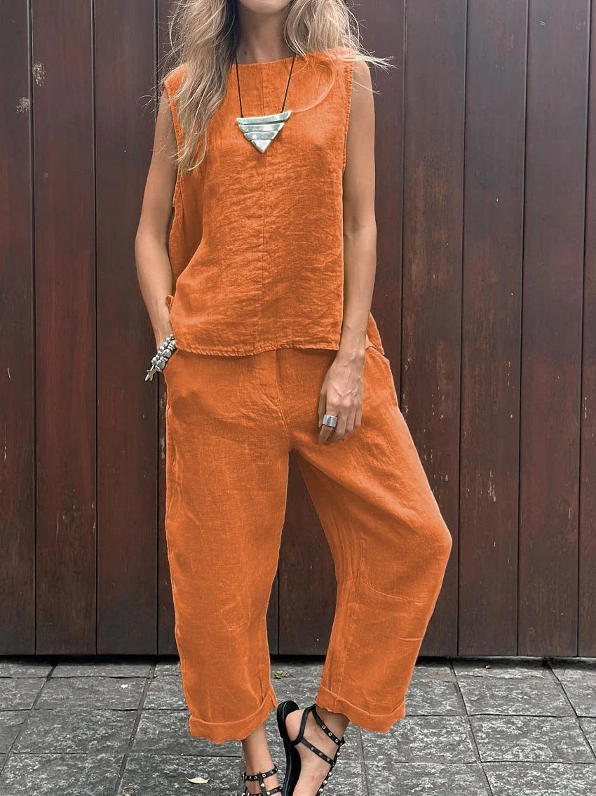 SABRINA | Completo Estivo Due Pezzi con Comfort Leggero e Stile Moderno per Ogni Giorno