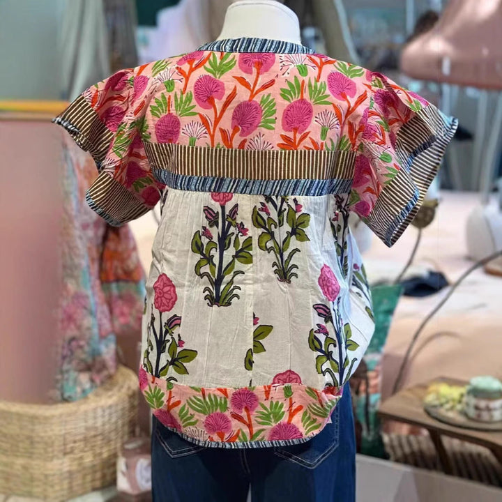 Uriella – Blusa Boho Ricamata