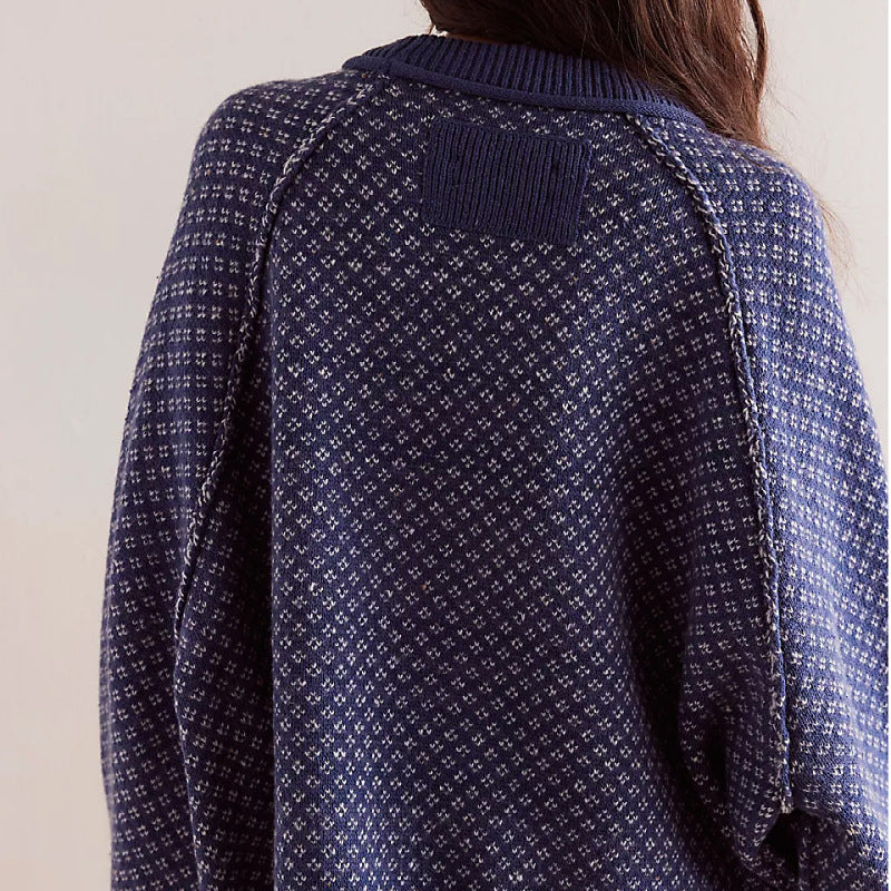 Maglione Donna Maniche Lunghe Collo Rotondo