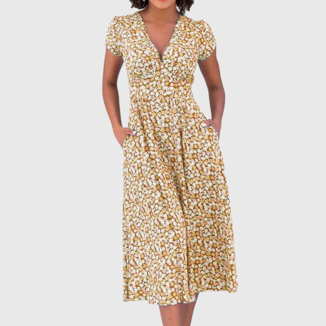 Kim - Vestito Midi Floreale