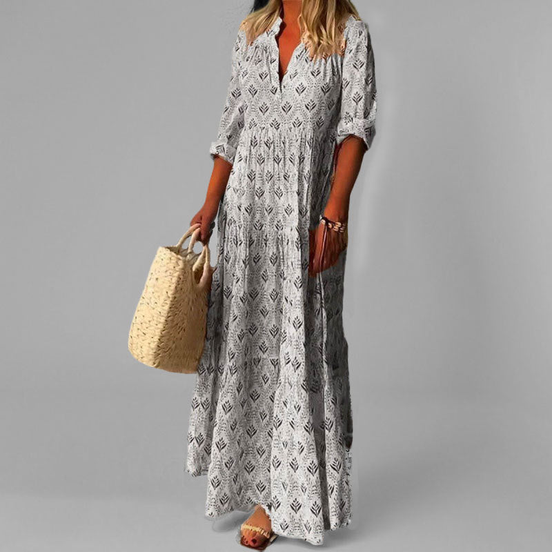 Elswyth – Vestito Camicia Maxi Boho