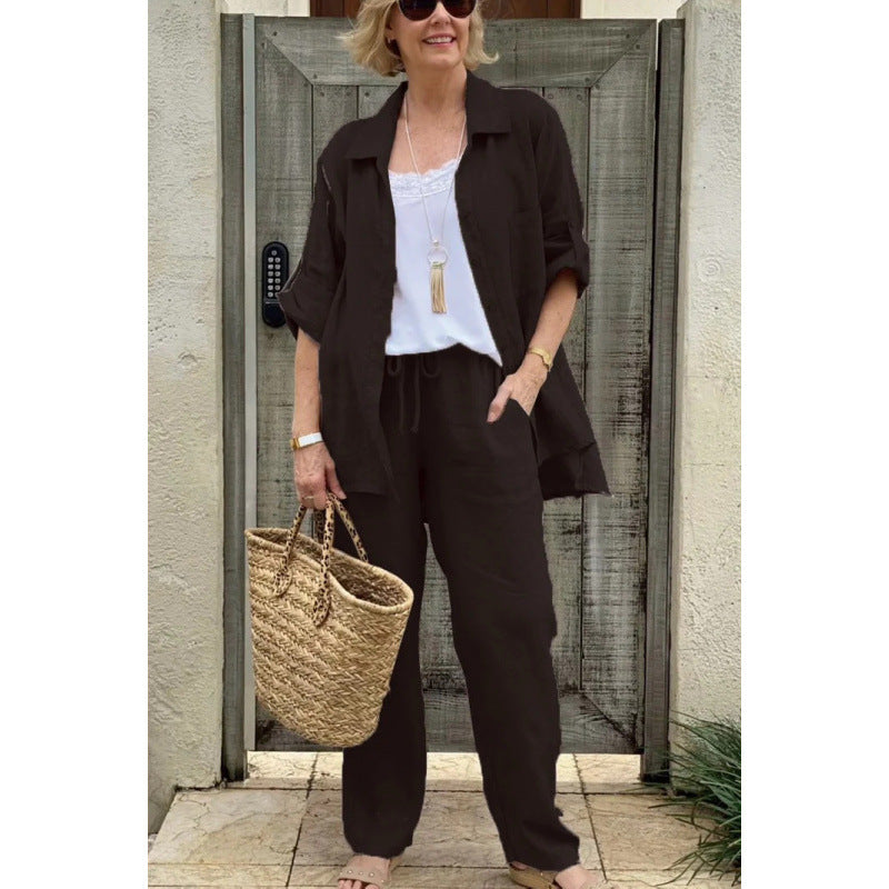 Darsie – Set di Pantaloni Relaxed a Due Pezzi