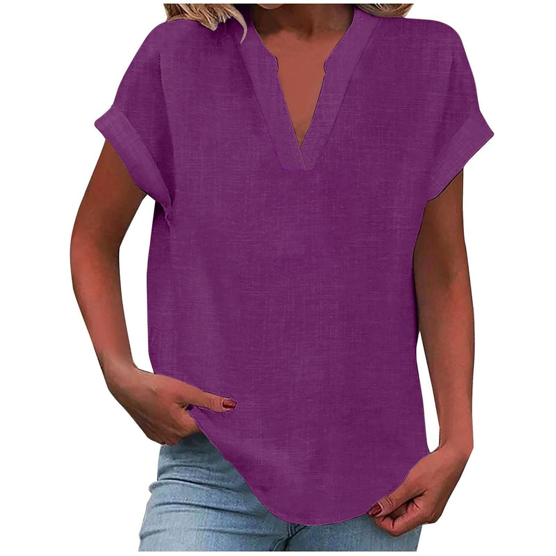 Xavina – Blusa V-Neck Relaxata
