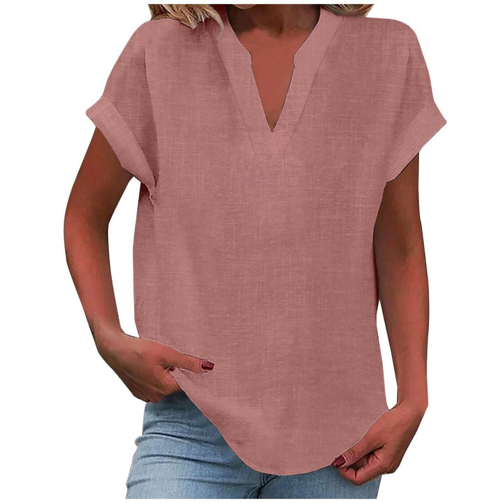Xavina – Blusa V-Neck Relaxata
