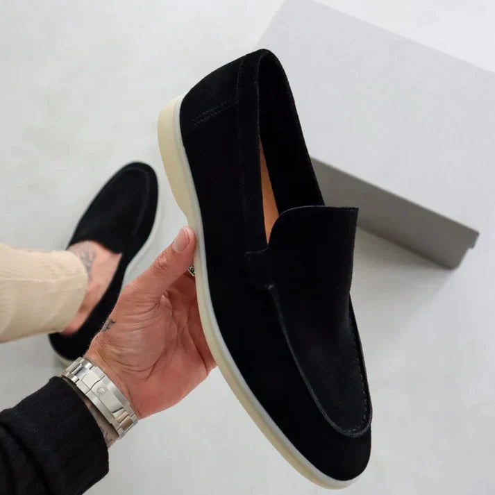 Rocco | Eleganti Mocassini in Pelle Scamosciata