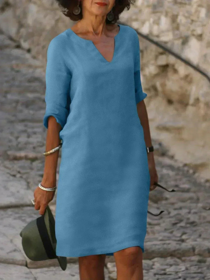 Beatrice™ - Elegante vestito Beatrice con scollatura a V rialzata