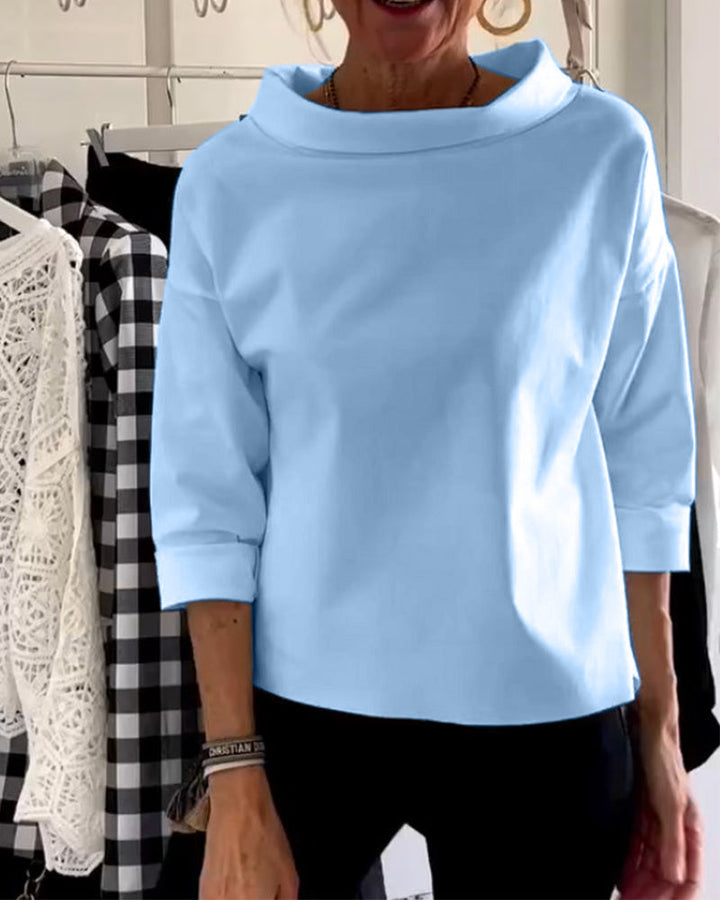WIEBKE I BLUSA COMODA A MANICA 3/4