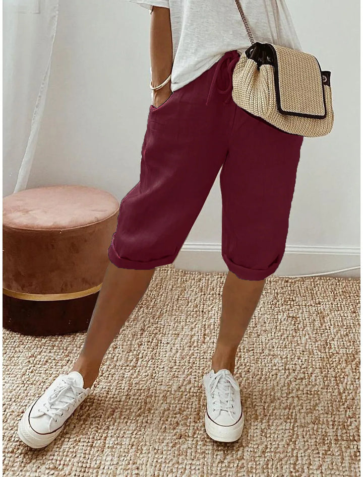 Nerina | Eleganti Pantaloni in Stile Hawaiano