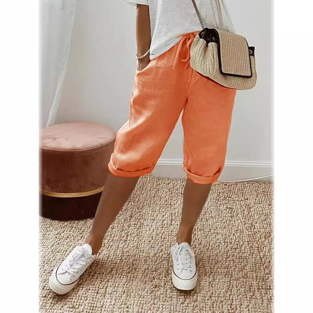 Nerina | Eleganti Pantaloni in Stile Hawaiano