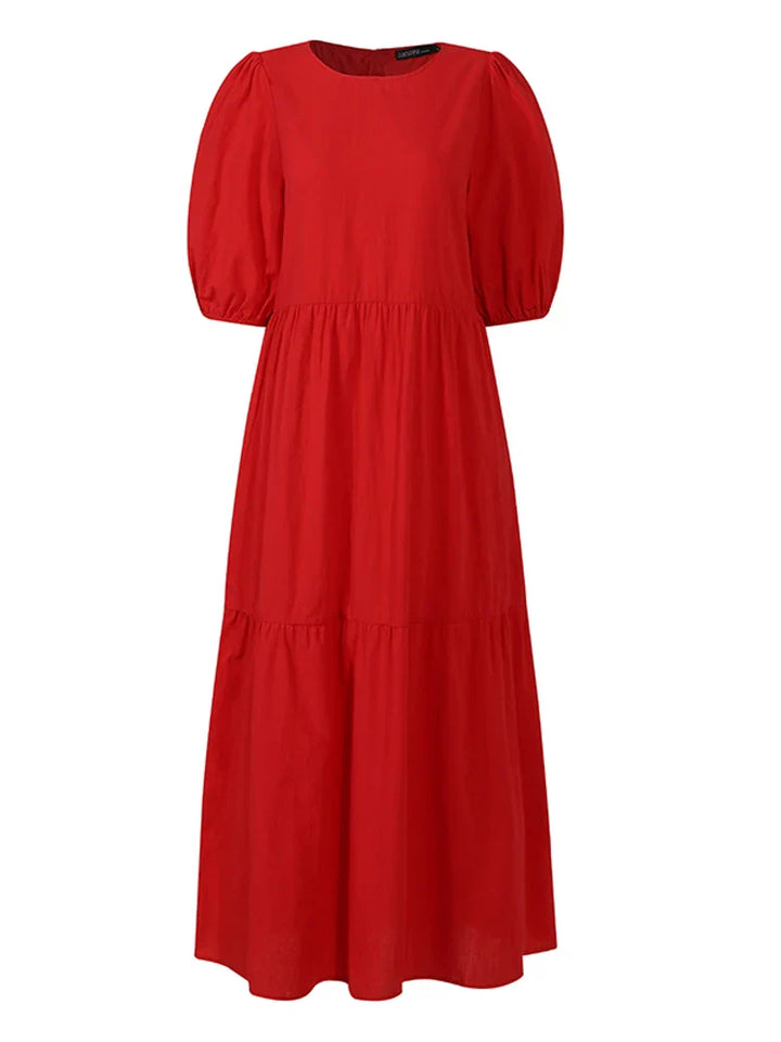 Abito O-neck che Copre la Pancia | NAIROBI