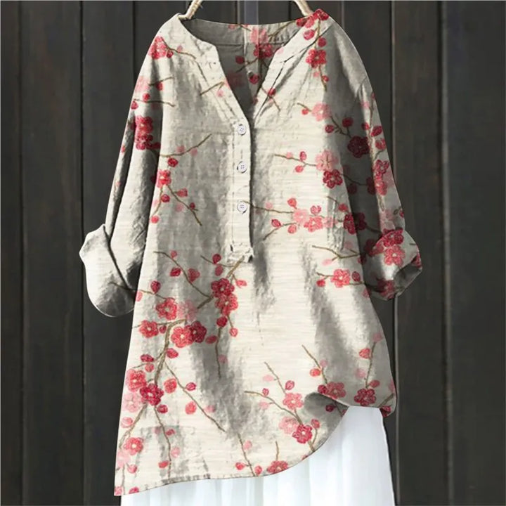 ISALINE LA LUNGA BLOUSE FIORITA
