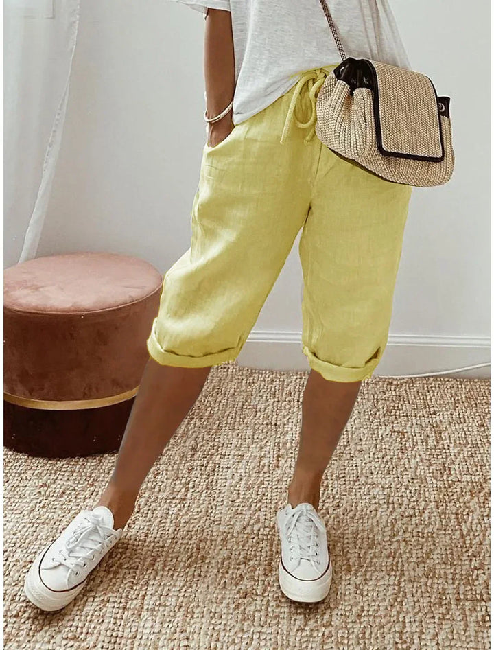 Nerina | Eleganti Pantaloni in Stile Hawaiano