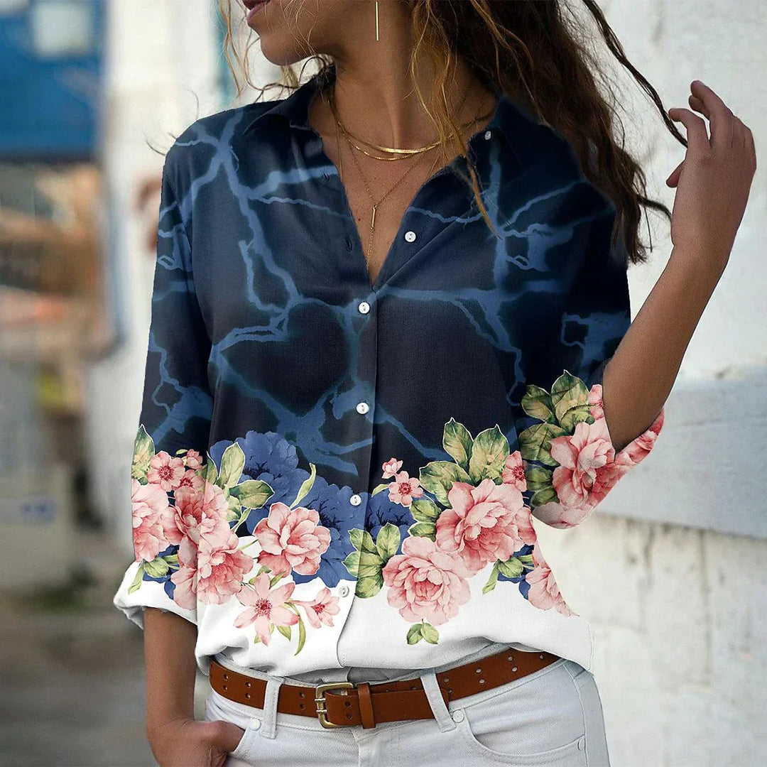 GEERTJE CAMICIA STAMPATA MODERNA