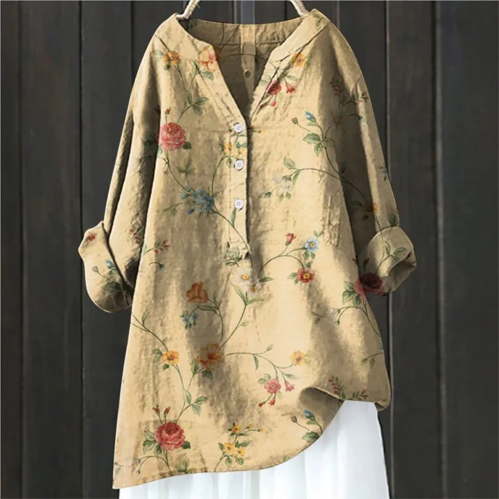 ISALINE LA LUNGA BLOUSE FIORITA