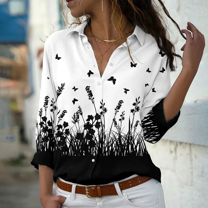 GEERTJE CAMICIA STAMPATA MODERNA