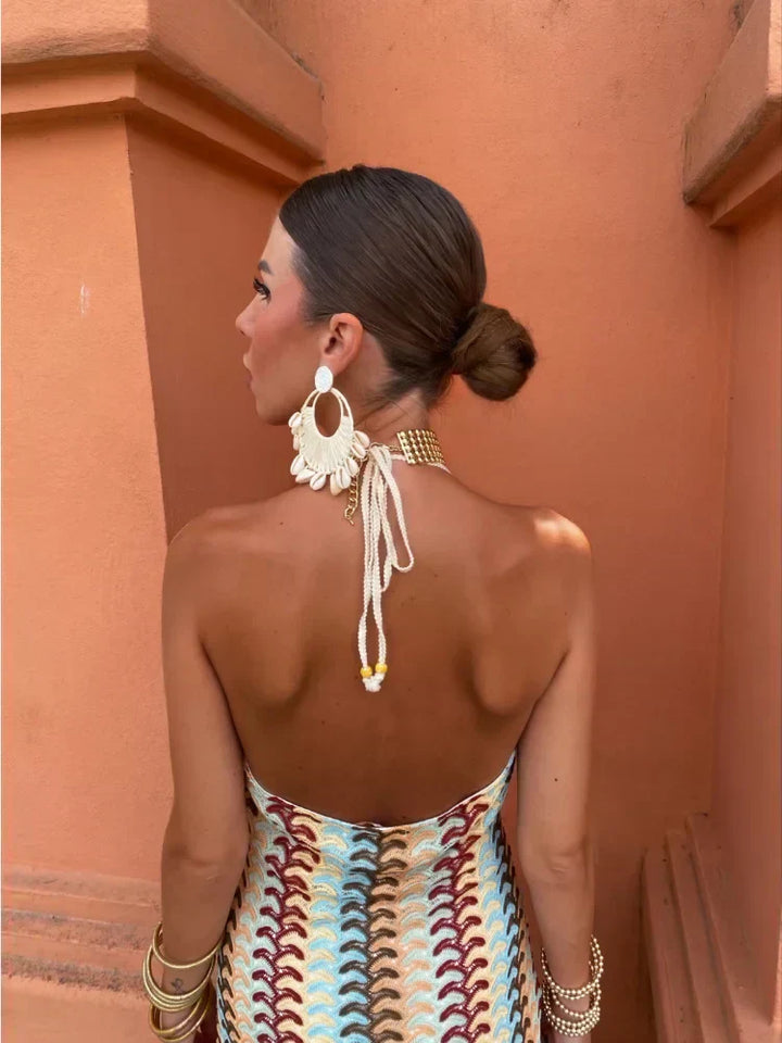 Roxanne | Abito Halter con Seducente Schiena Scoperta
