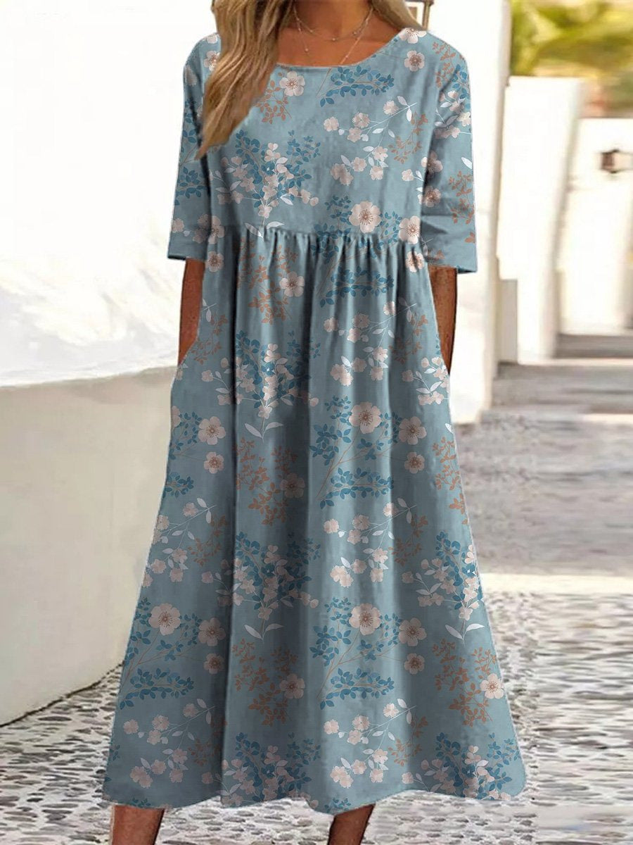 WENDY – ABITO MIDI RICAMATO RELAXED