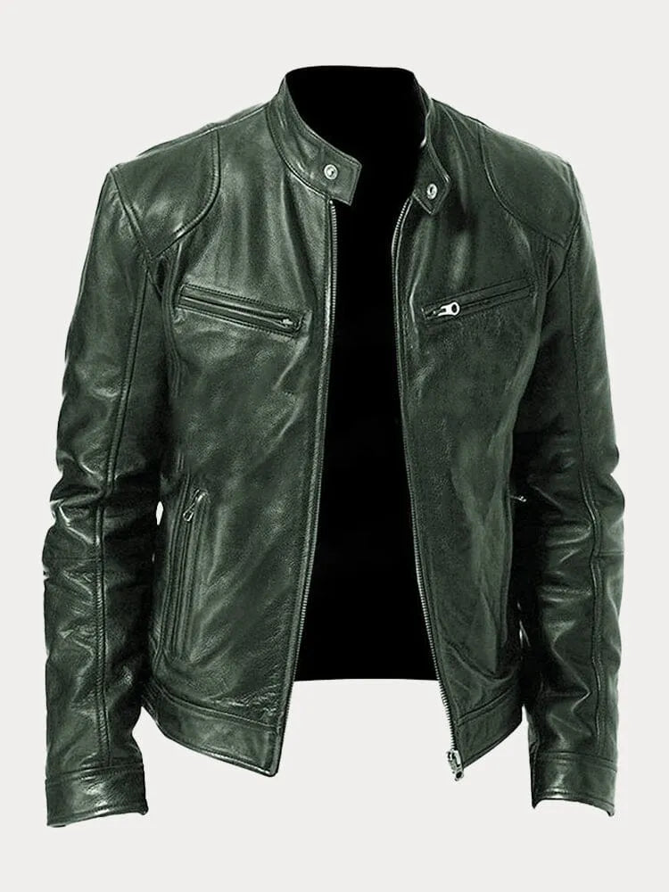 ROGER | GIACCA IN PELLE CASUAL DA UOMO