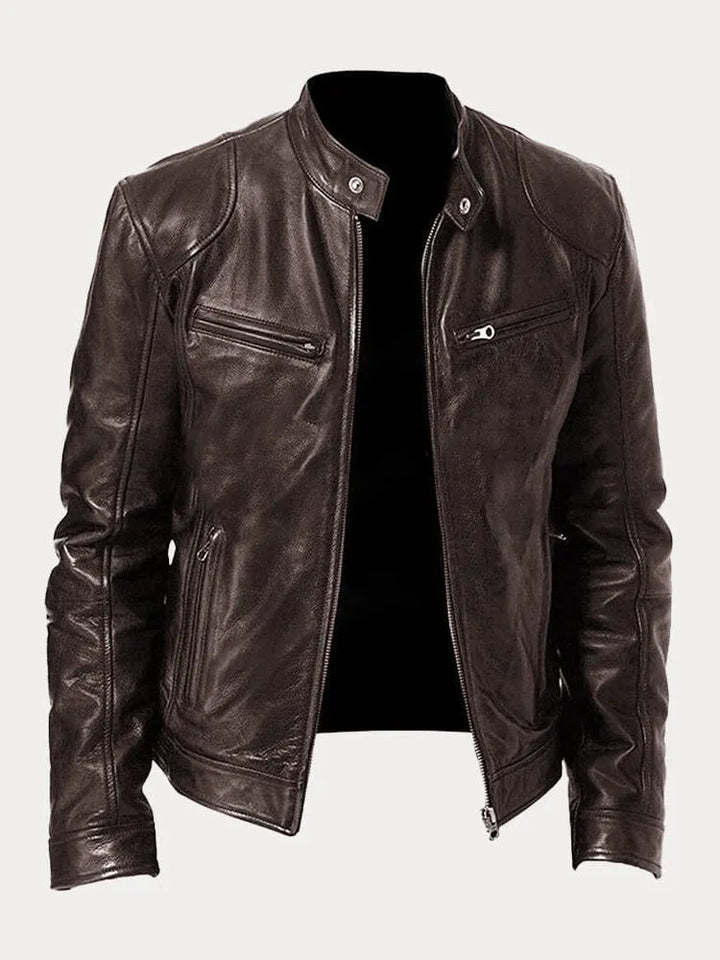 ROGER | GIACCA IN PELLE CASUAL DA UOMO