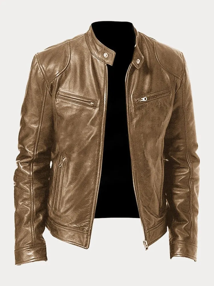 ROGER | GIACCA IN PELLE CASUAL DA UOMO