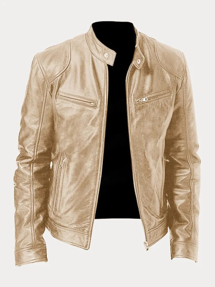 ROGER | GIACCA IN PELLE CASUAL DA UOMO