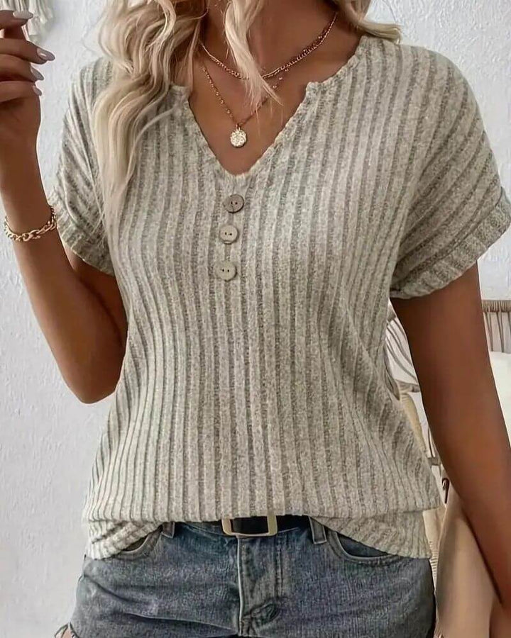 ROSINA LA BLUSA IN MAGLIA CON SCOLLO A V