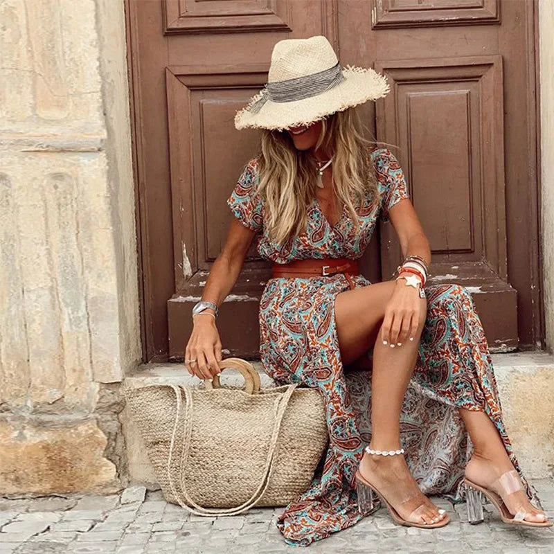 Luna® | Elegante Maxi-Abito Bohemien