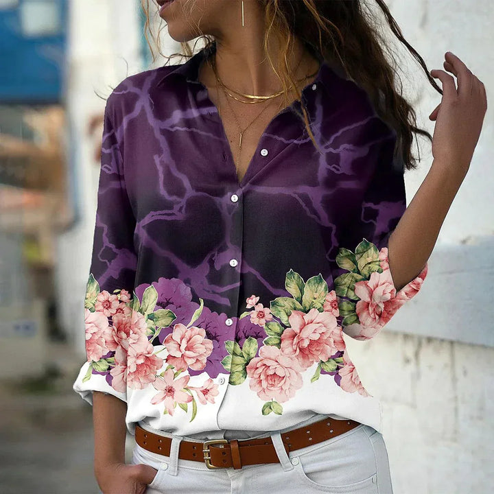 GEERTJE CAMICIA STAMPATA MODERNA