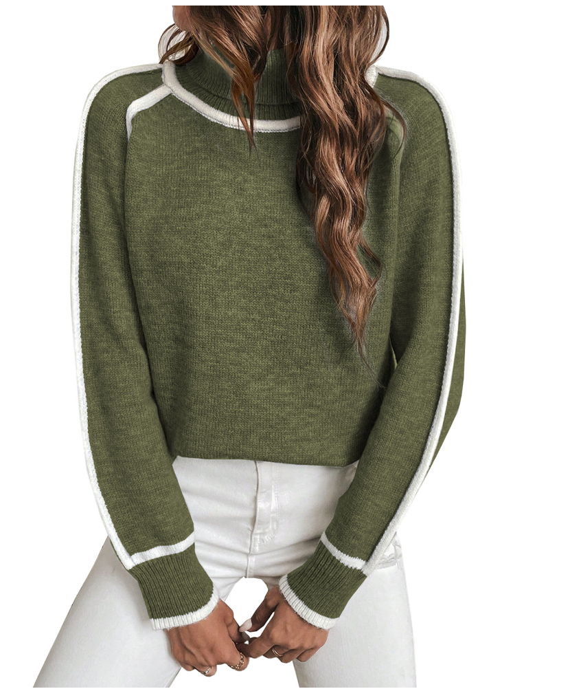 Maglione Invernale a Collo Alto Myk