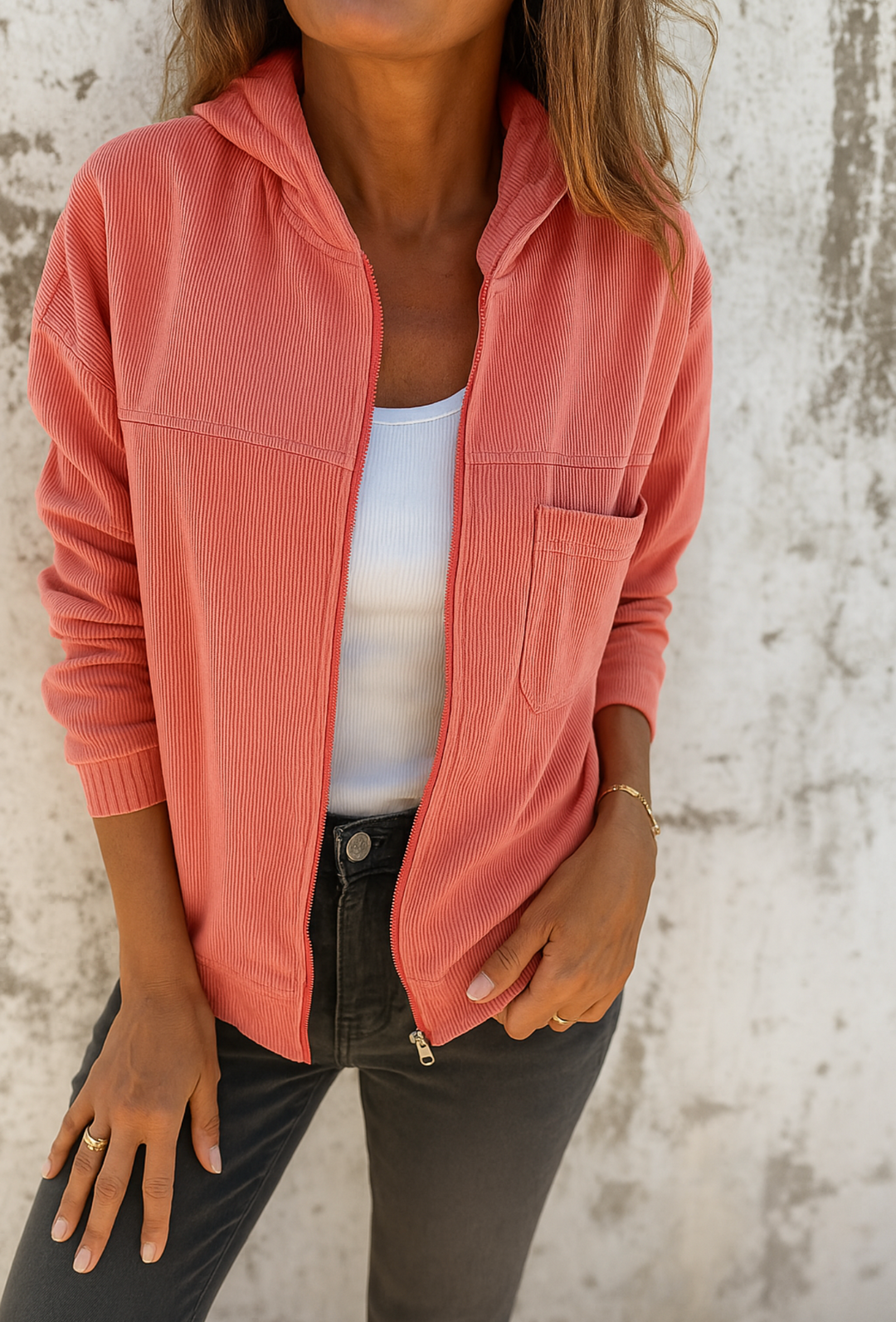 Lieve | Giacca Primaverile con Zip