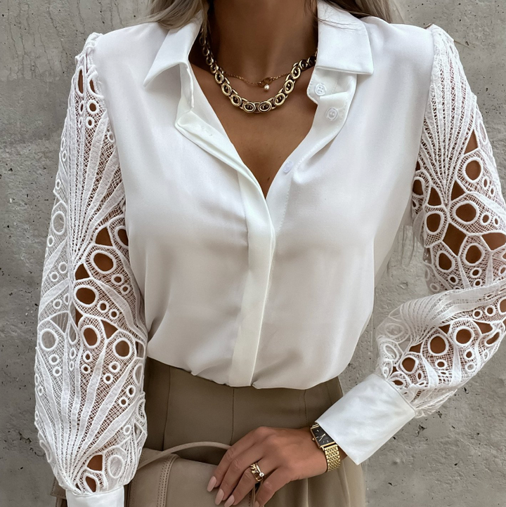 BLUSA CON COLLO ENGELBERTA I MODE