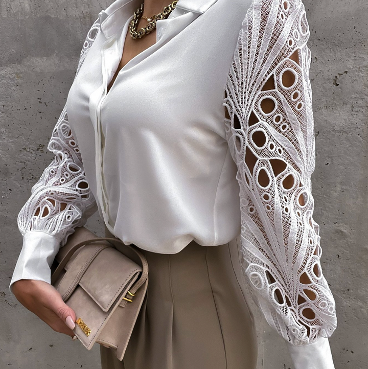 BLUSA CON COLLO ENGELBERTA I MODE