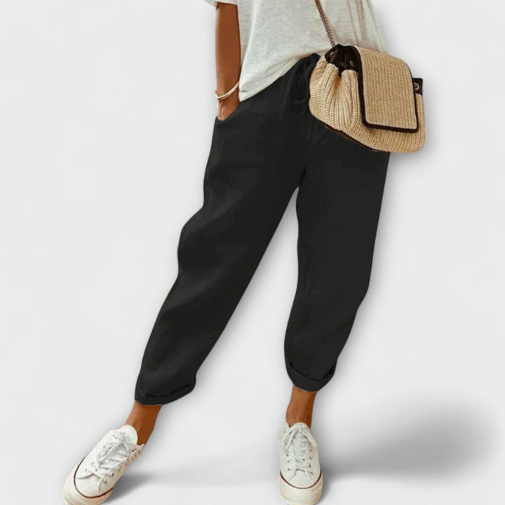 Bella - Pantaloni in lino eleganti e rilassati