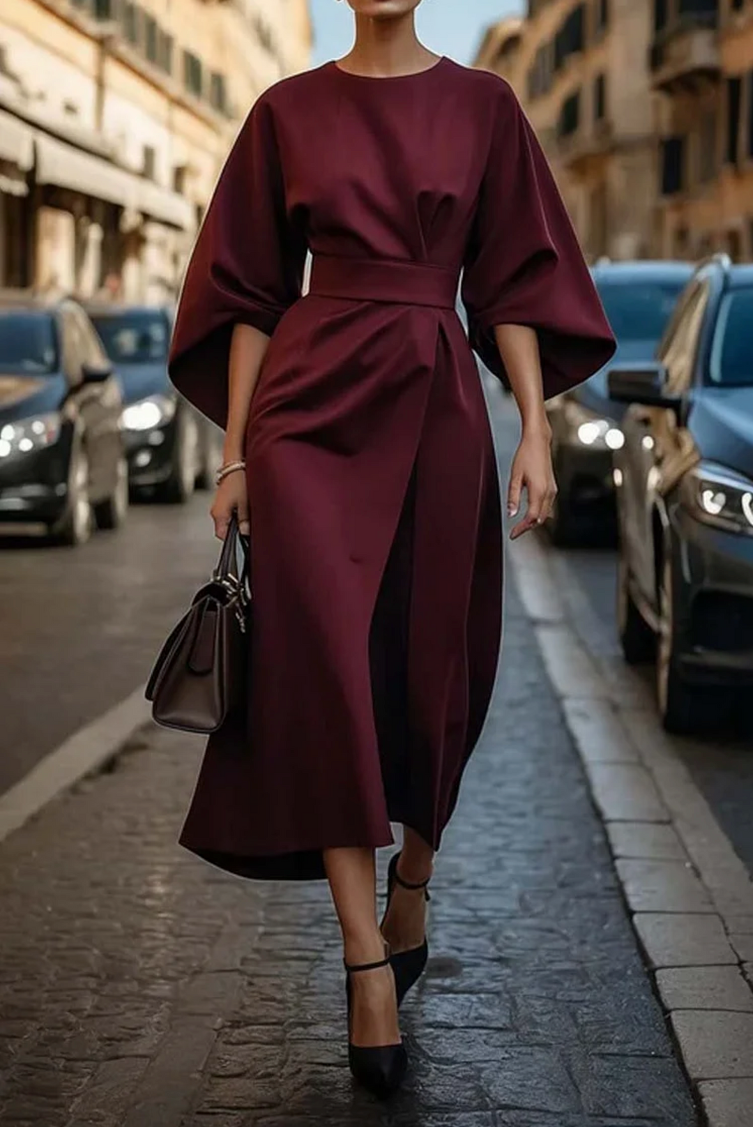 Louise™ | Maxi Abito da Sera con Cintura