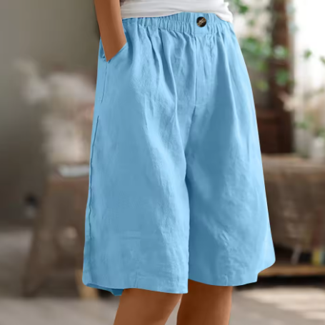 Erin | Pantaloni Corti Casual in Cotone Traspirante